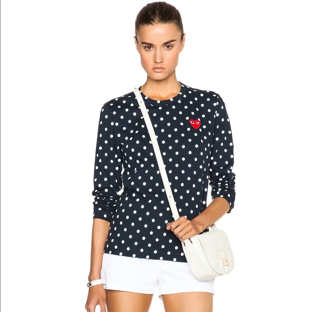 Comme des Garcon PLAY cotton dot tee